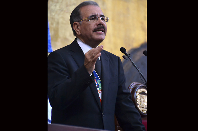 El presidente Danilo Medina rinde cuentas ante la Asamblea Nacional