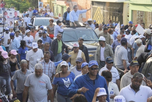 Abinader encabezó proclamación de Tony Santana candidato a alcalde San Antonio de Guerra