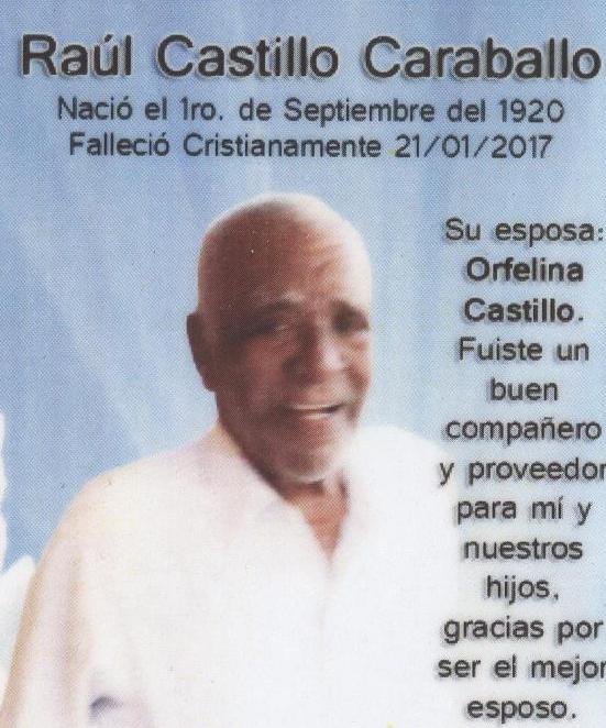Falleció a los 96 años Raúl Castillo, el más célebre rezador de San Antonio de Guerra