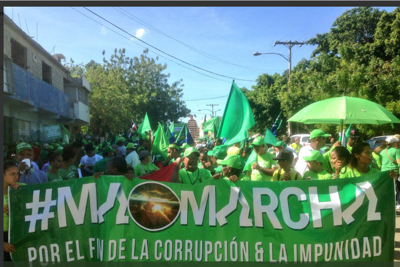 Marcha Verde exige en Mao se acabe delincuencia política  e irregularidades en la frontera